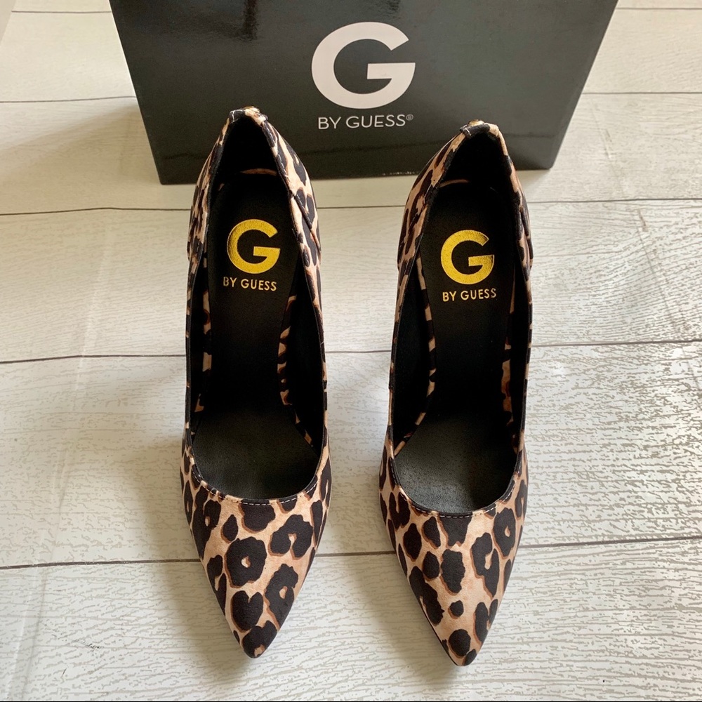 NIB G by Guess Leopard Print Pumps Cheetah - Picture 2 of 6